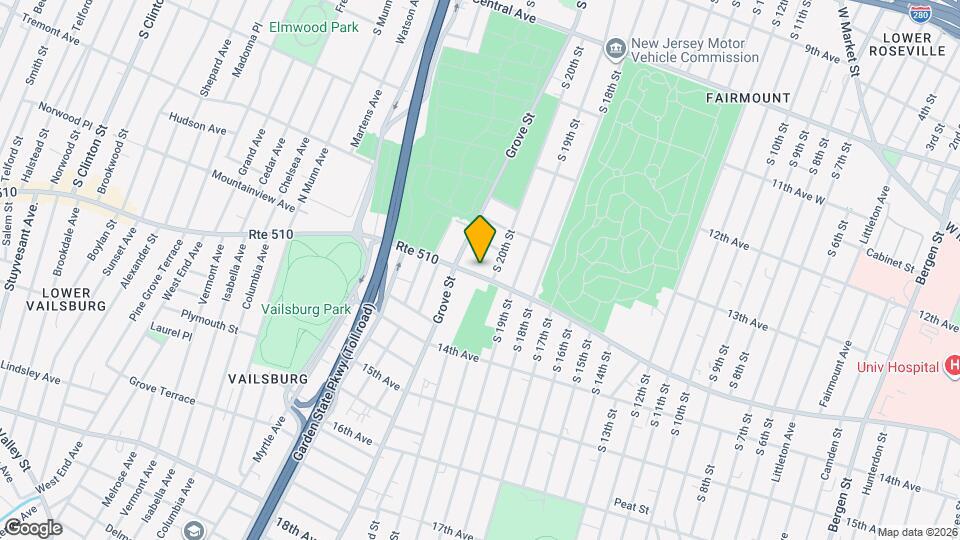 549 S Orange Ave, Unit 1 Map and Location Details