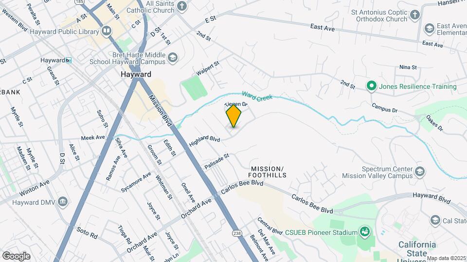 1109 Rowena Dr Mapa y Detalles de la Ubicación