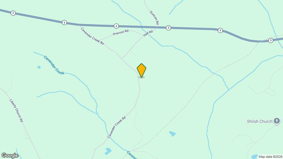 374 Cavender Creek Rd Map and Location Details