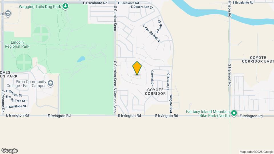 4521 S Sunrise Bluff Way Map and Location Details