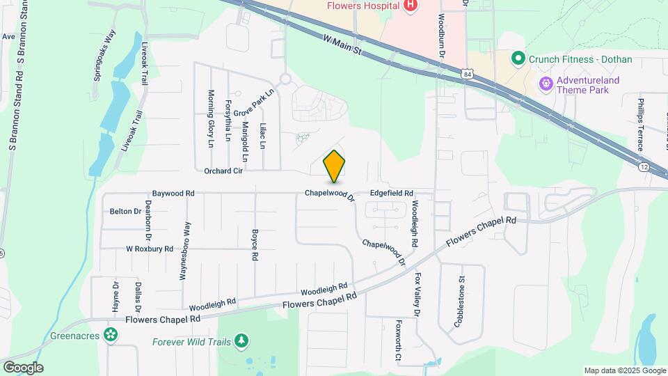 406 Chapelwood Dr Map and Location Details
