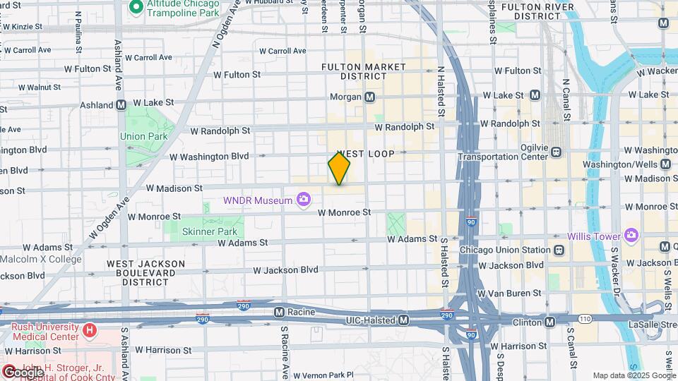 1043 W Madison St, Unit 27R Map and Location Details