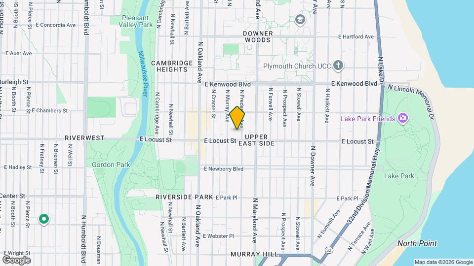 2919 N Frederick Ave Mapa y Detalles de la Ubicación