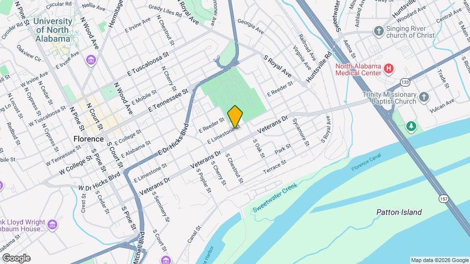 505 S Magnolia St Map and Location Details