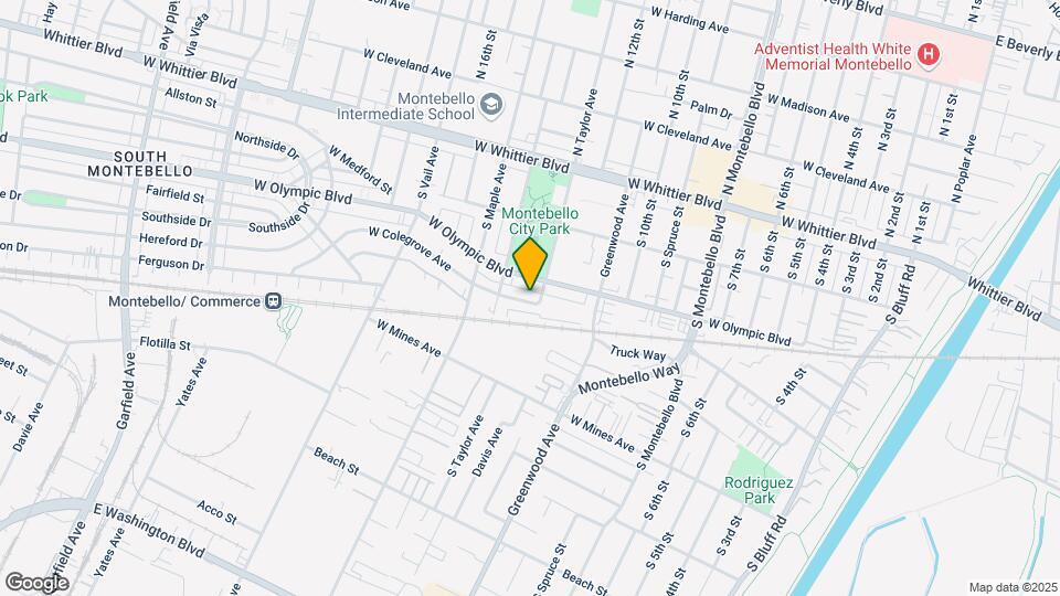 1304 W Colegrove Ave Mapa y Detalles de la Ubicación