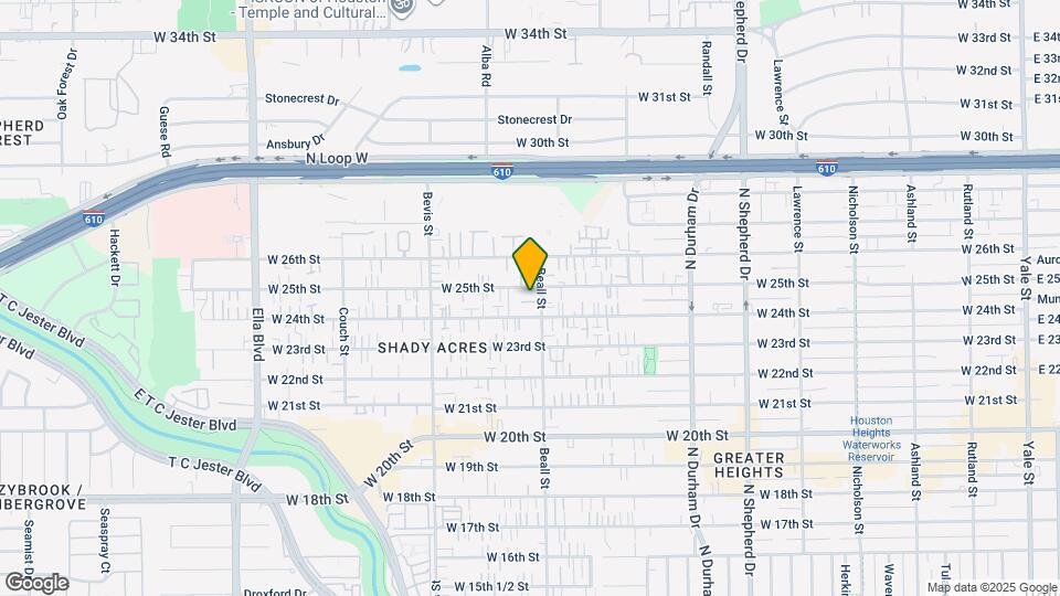 2429 Beall St Map and Location Details