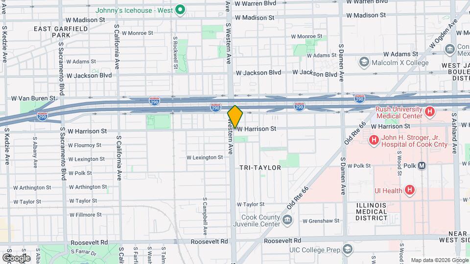 2351 W Harrison St Map and Location Details