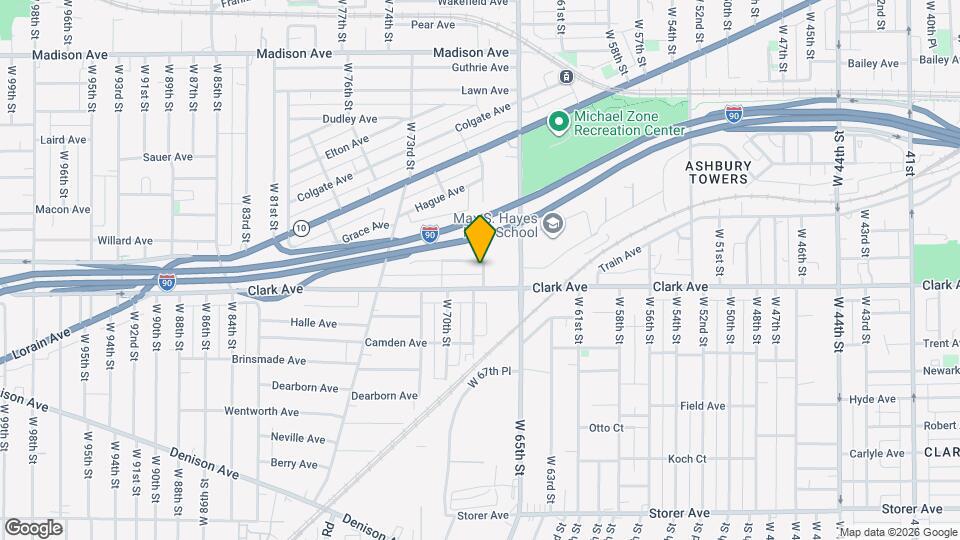 6701 Hope Ave, Unit Up Map and Location Details