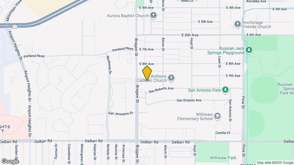 3932 E 9th Ave Map and Location Details