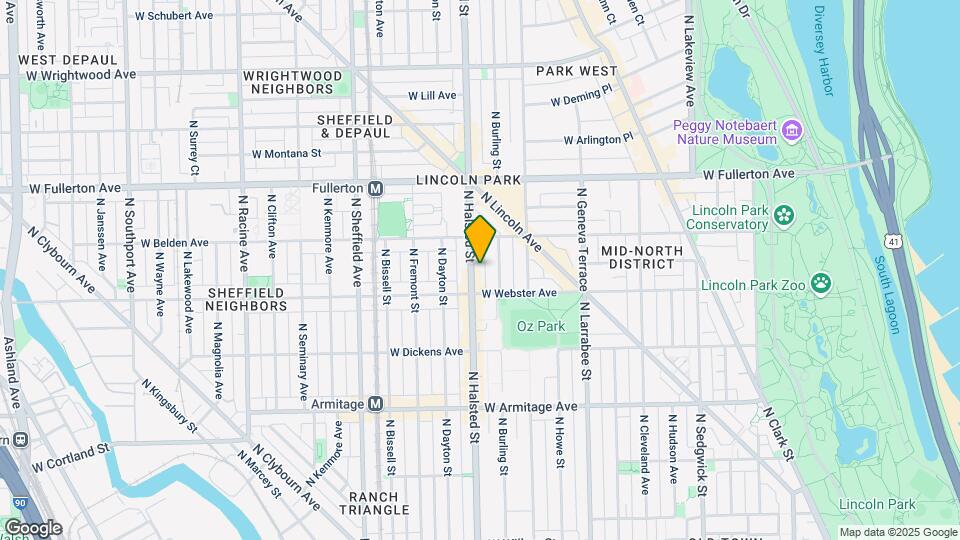 2225 N Halsted St, Unit 26 Map and Location Details