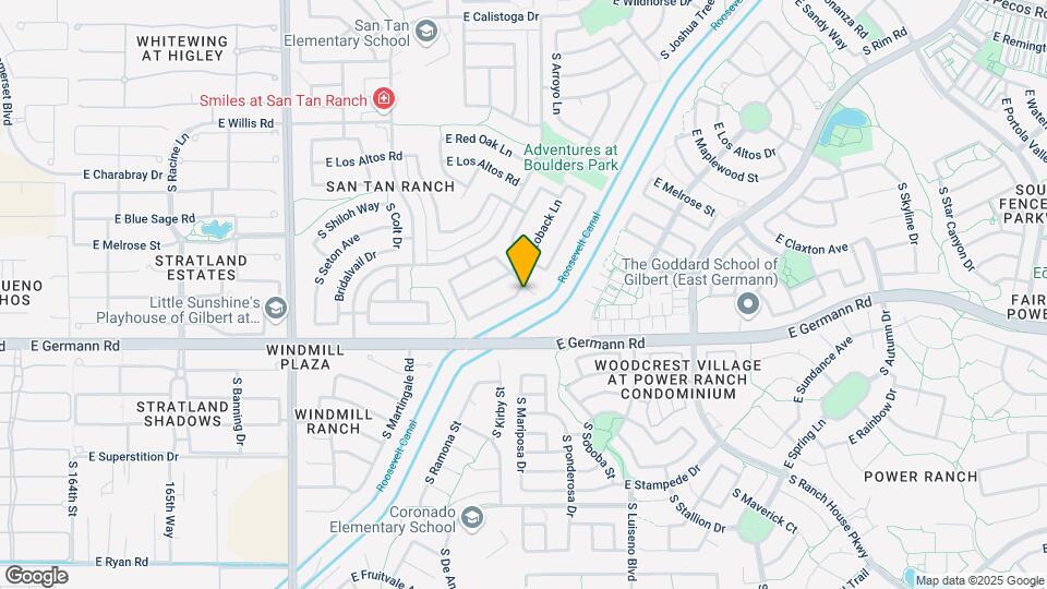 3914 S Ponderosa Dr Map and Location Details