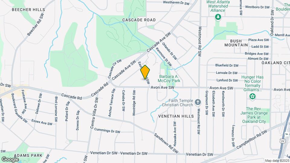 1169 Eastridge Rd SW Map and Location Details