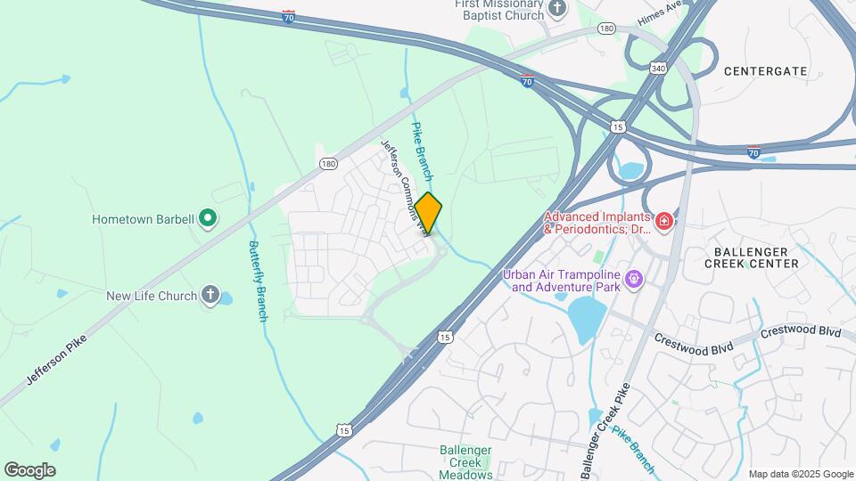 5918 Jefferson Commons Way Mapa y Detalles de la Ubicación