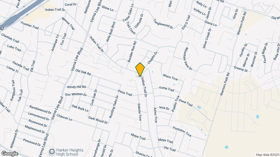 1506 Indian Trail Map and Location Details