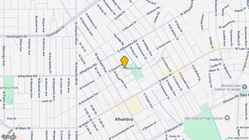 320 N Monterey St Map and Location Details