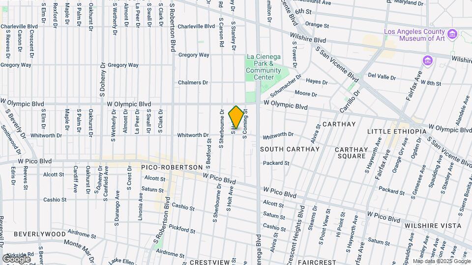 1070 S Holt Ave Mapa y Detalles de la Ubicación