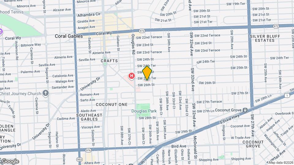 3631 SW 26th St Map and Location Details