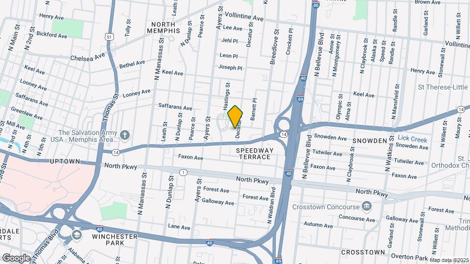 659 Decatur St Map and Location Details