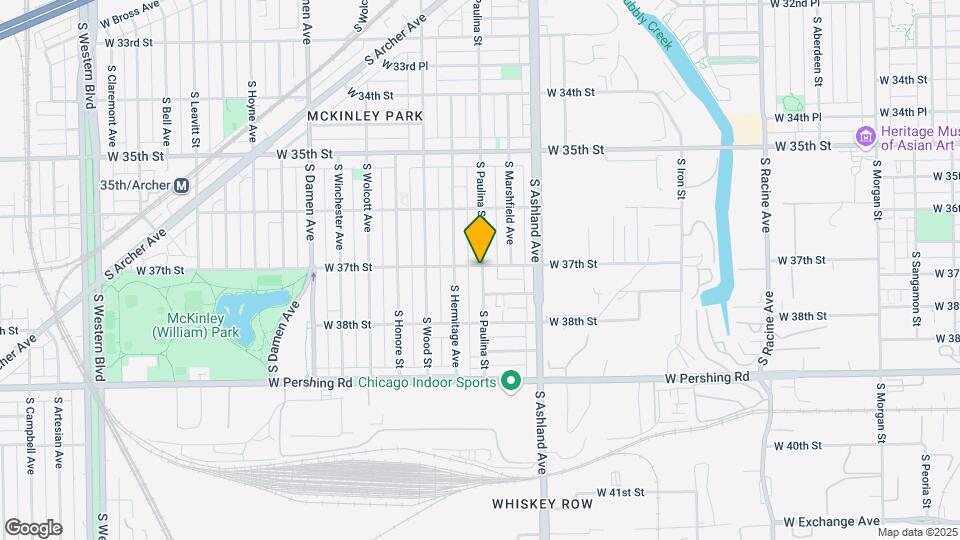 1710 W 37th St Map and Location Details