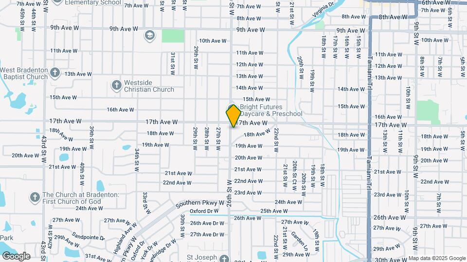 1713 26th St W Map and Location Details