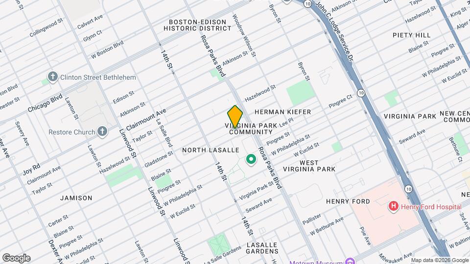 1960 Blaine St, Unit 303 Map and Location Details
