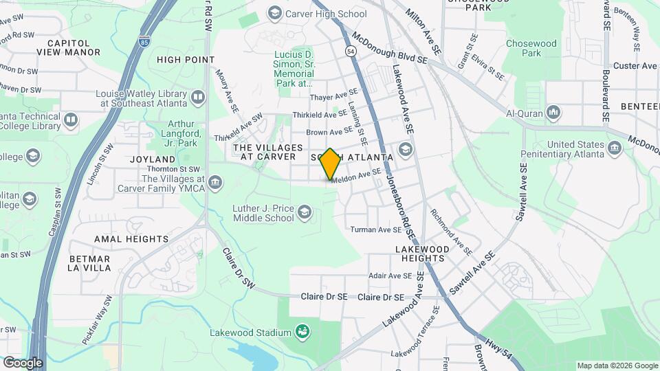 62 Meldon Ave SE Map and Location Details