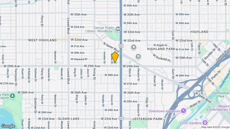 3041 W 29th Ave Map and Location Details