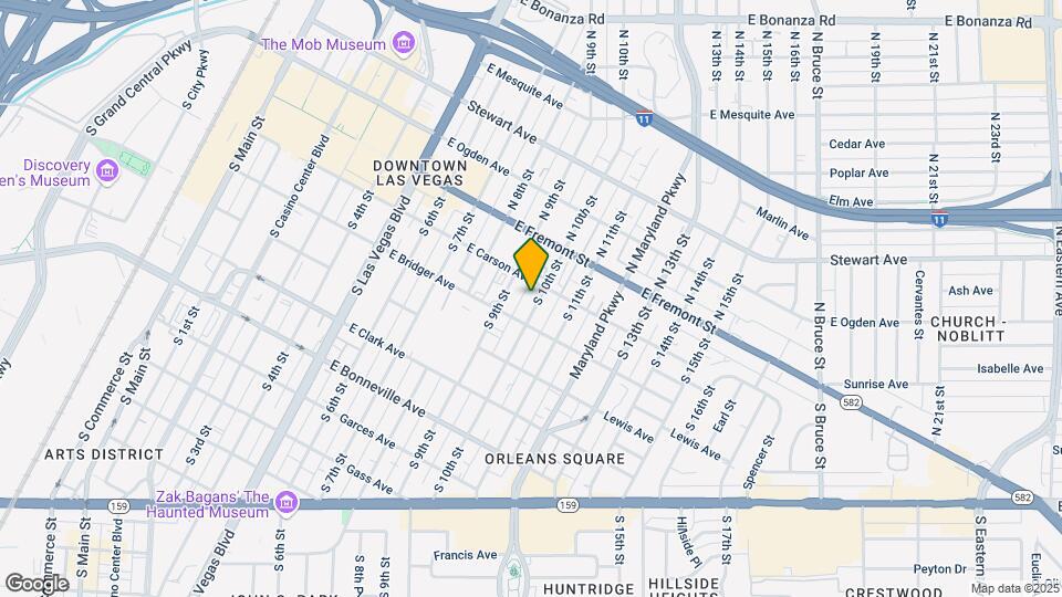 210 S 10th St Map and Location Details