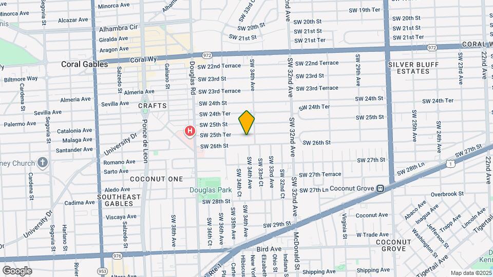 3442 SW 25th Ter Map and Location Details