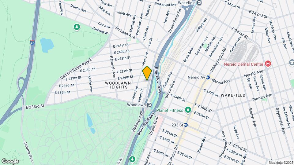 4265 Webster Ave Mapa y Detalles de la Ubicación