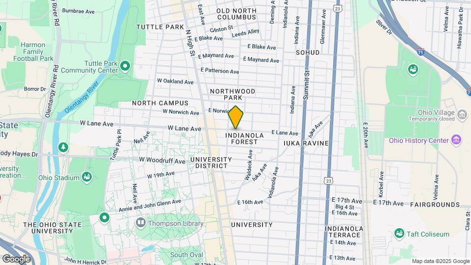 87 E Lane Ave Mapa y Detalles de la Ubicación