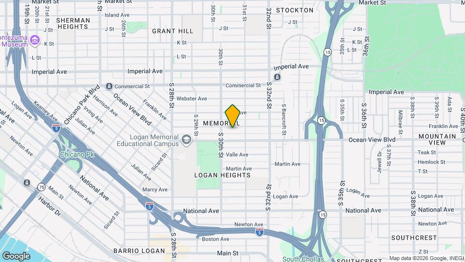 3043 Franklin Ave, Unit 3043 Map and Location Details