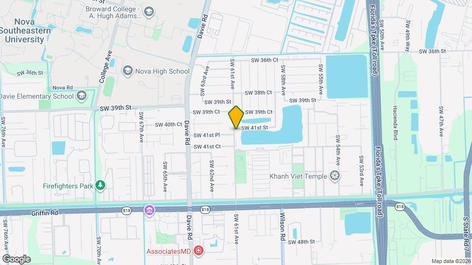 4112 SW 61st Ave Map and Location Details
