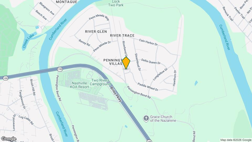 2701 Riverbend Dr Mapa y Detalles de la Ubicación