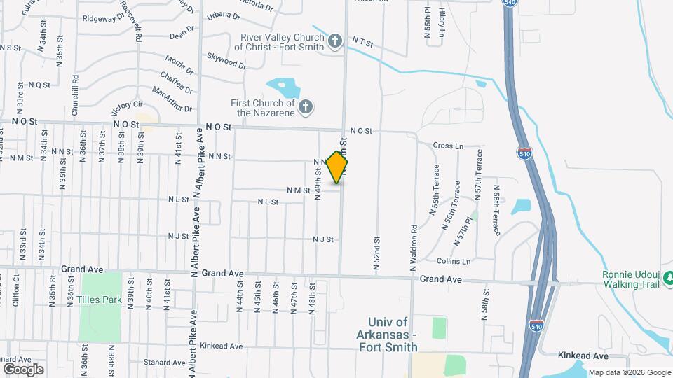 4911-4911 N M St Map and Location Details