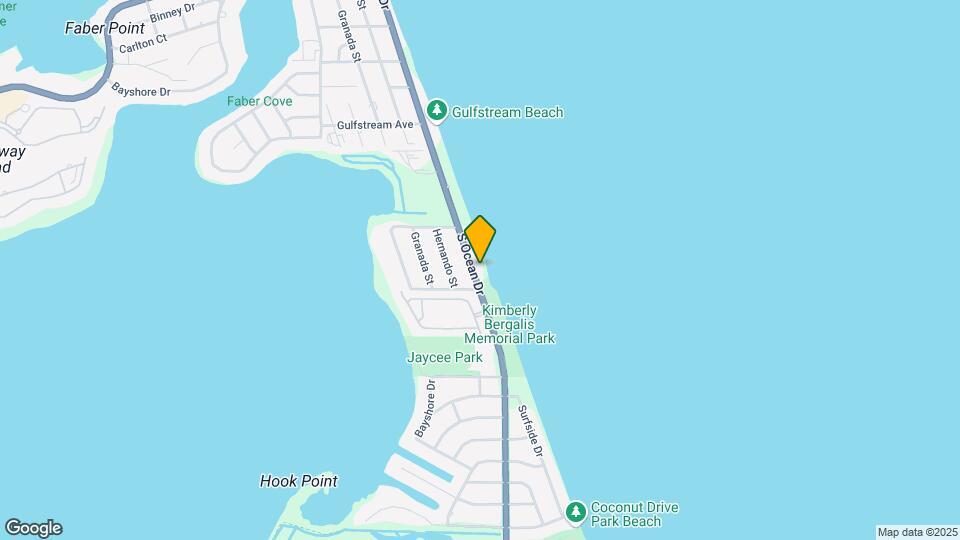 1156 S Ocean Dr Mapa y Detalles de la Ubicación