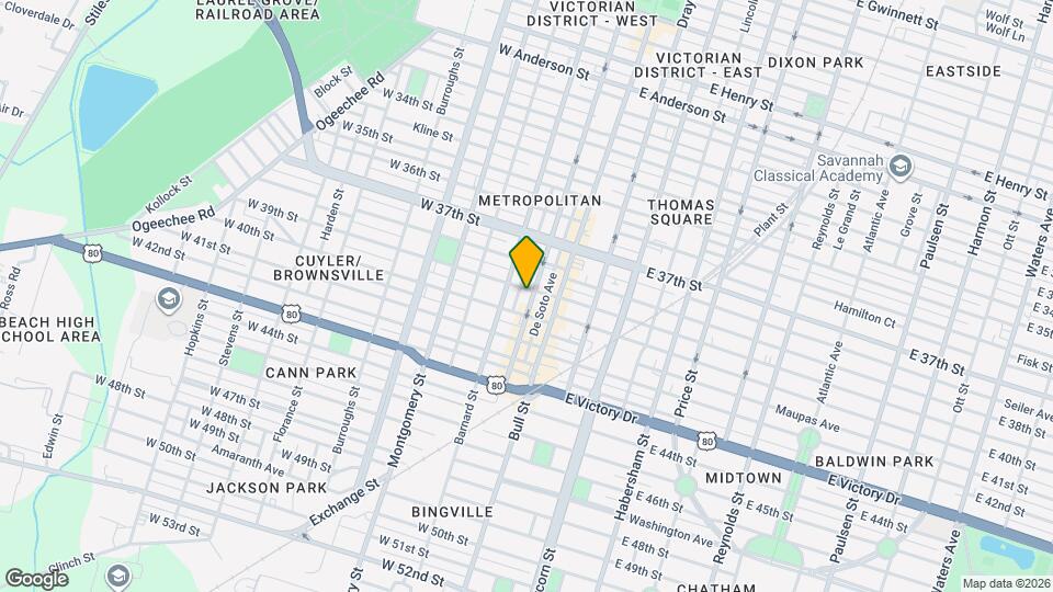 2305 Whitaker St Map and Location Details