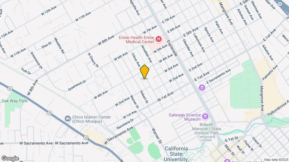 1237 Citrus Ave Map and Location Details