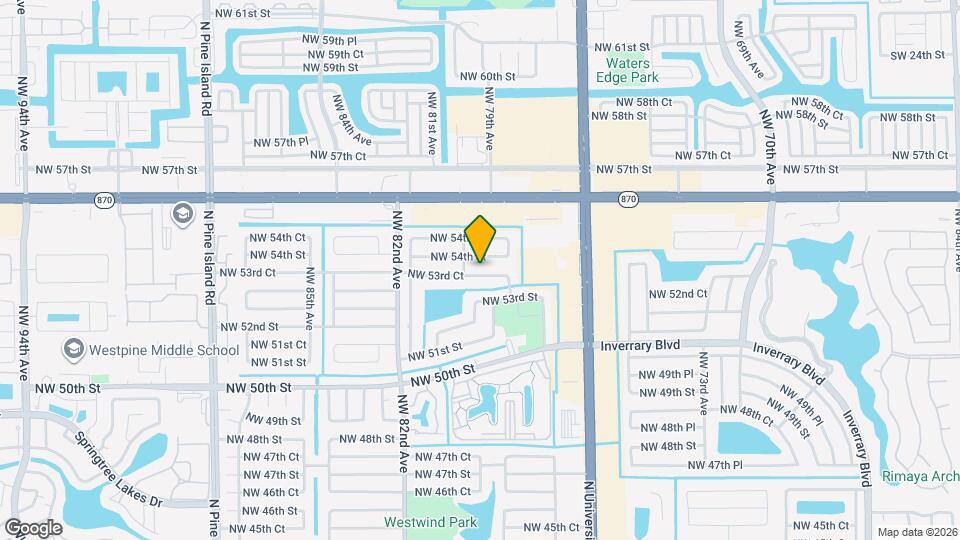 7871 NW 53rd Ct Map and Location Details