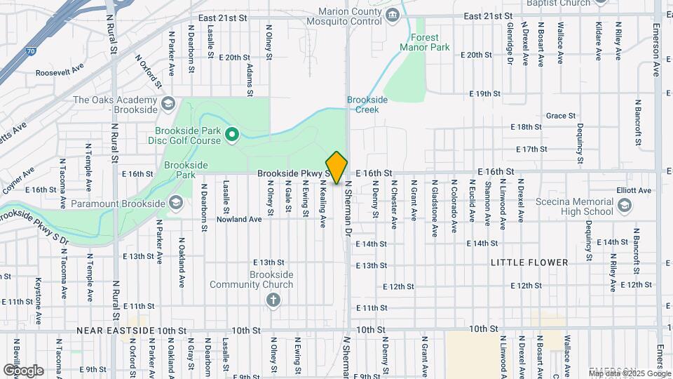 1526 N Sherman Dr Map and Location Details