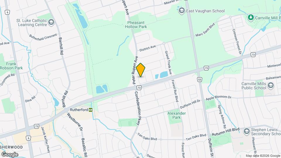 23 Spruce Pine Cres Map and Location Details