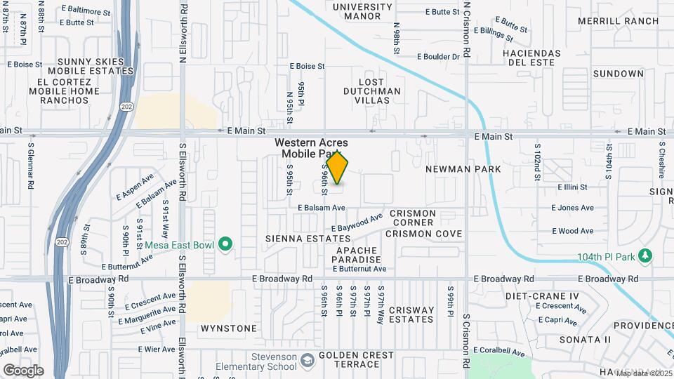 9618 E Aspen Cir Mapa y Detalles de la Ubicación