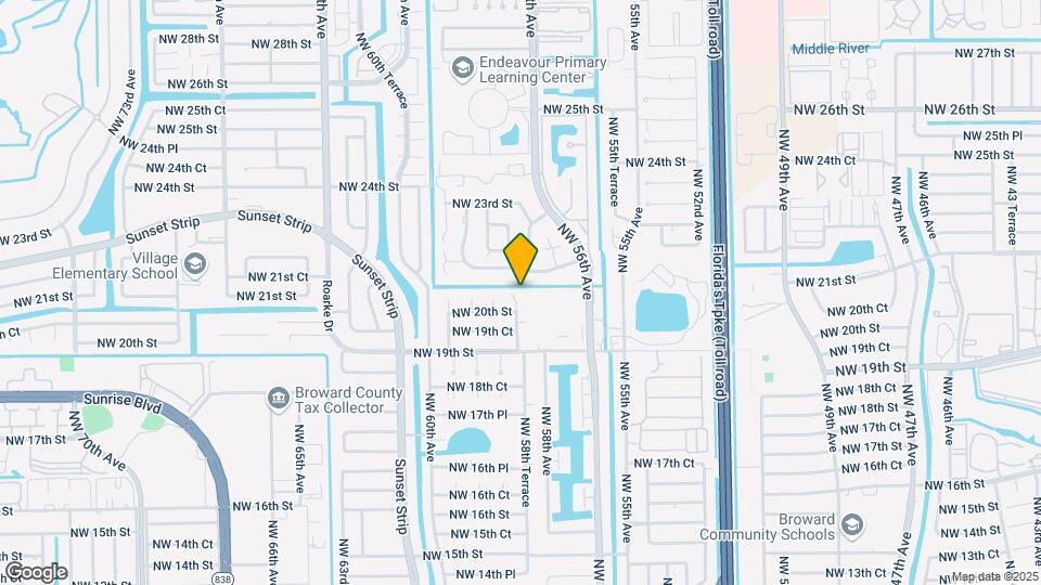2020 NW 58th Ter Mapa y Detalles de la Ubicación