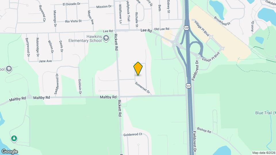 6891 Somerset Dr Map and Location Details