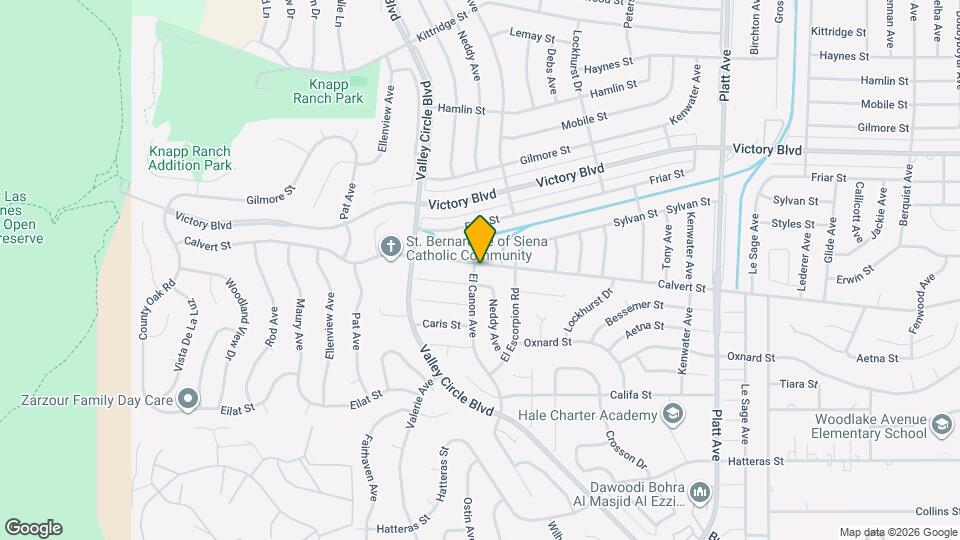 24204 Calvert St Map and Location Details