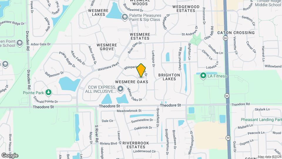 1712 Tall Oaks Dr Map and Location Details