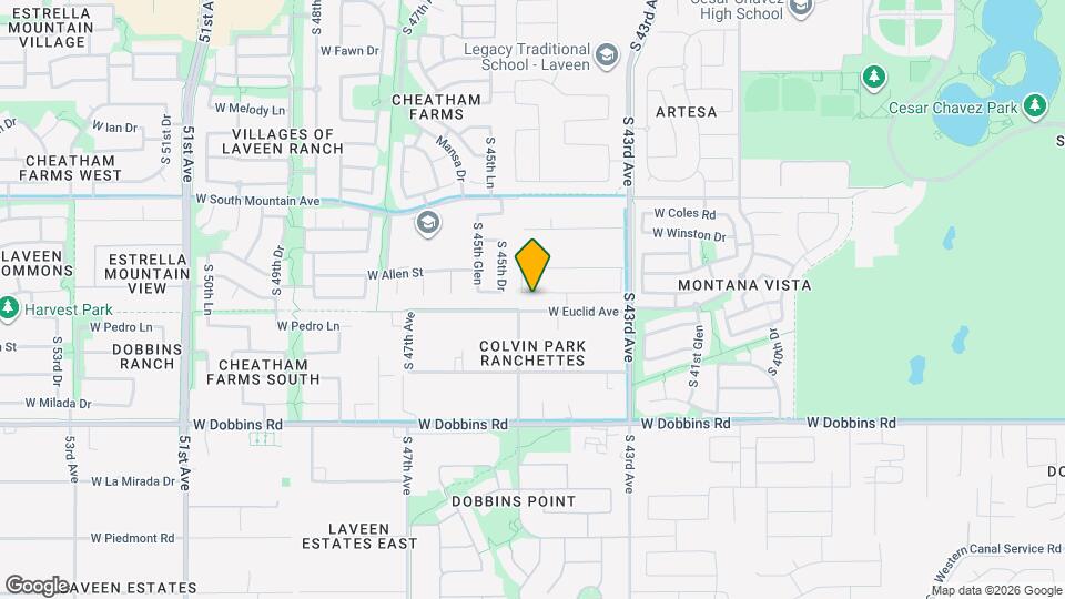 4461 W Samantha Way Map and Location Details