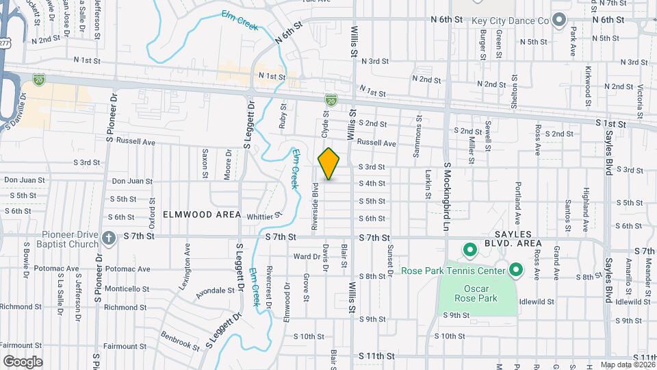3355 S 4th St Map and Location Details