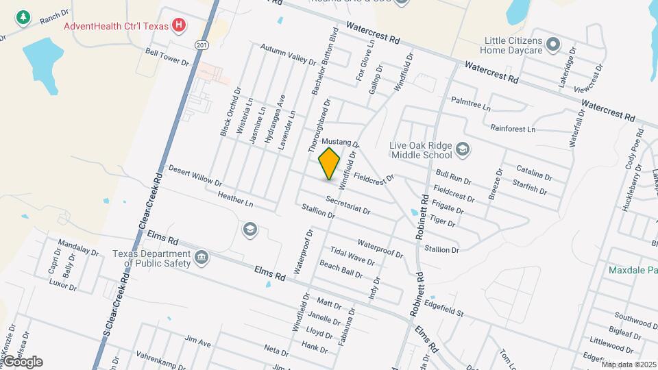 4506 Windcrest Dr Map and Location Details