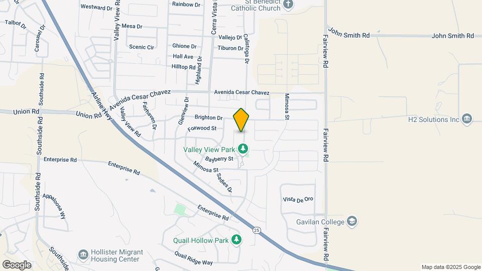 2350 Calistoga Dr Map and Location Details